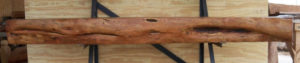 M1401 Abilene Texas Mesquite fireplace mantel natural edge natural finish Custom fireplace mantel Terry Lankford Mesquite mantels