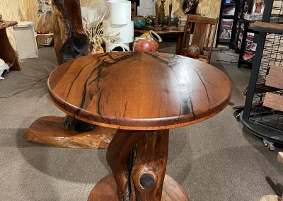 Mesquite Stump Table